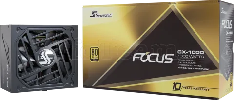 Photo de Alimentation ATX Seasonic Focus GX ATX 3.0 - 1000W (Noir)