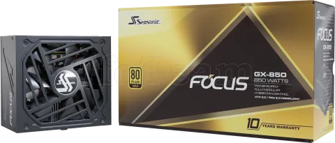 Photo de Alimentation ATX Seasonic Focus GX ATX 3.0 - 850W (Noir)