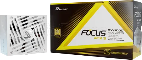 Photo de Alimentation ATX Seasonic Focus GX ATX 3.1 (2024) - 1000W (Blanc)