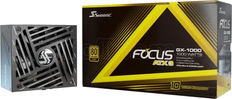 Photo de Alimentation ATX Seasonic Focus GX ATX 3.1 (2024) - 1000W (Noir)
