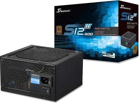 Photo de Alimentation ATX Seasonic S12III - 500W (Noir)