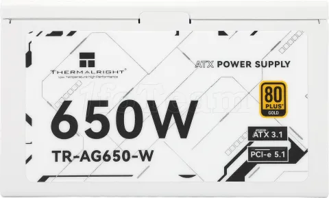 Photo de Alimentation ATX Thermalright AG - 650W (Blanc)