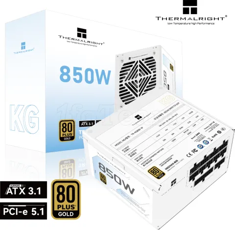 Photo de Alimentation ATX Thermalright KG - 850W (Blanc)