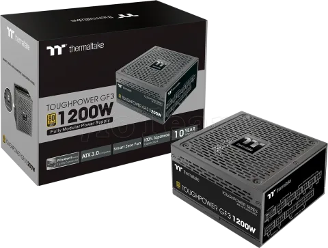 Photo de Alimentation ATX Thermaltake Toughpower GF3 - 1200W (Noir)