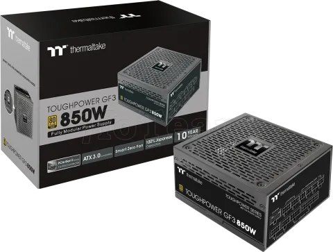 Photo de Alimentation ATX Thermaltake Toughpower GF3 - 850W (Noir)