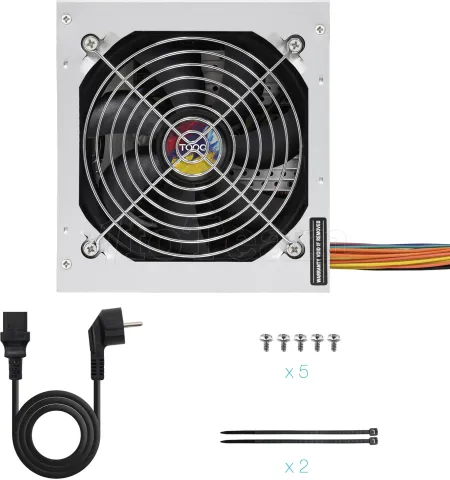 Photo de Alimentation ATX TooQ Apolo - 550W (Gris)