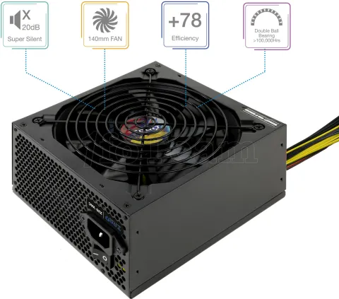 Photo de Alimentation ATX TooQ Apolo - 700W (Noir)