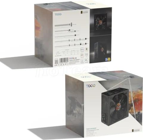 Photo de Alimentation ATX TooQ HELIOS 650W (Noir)