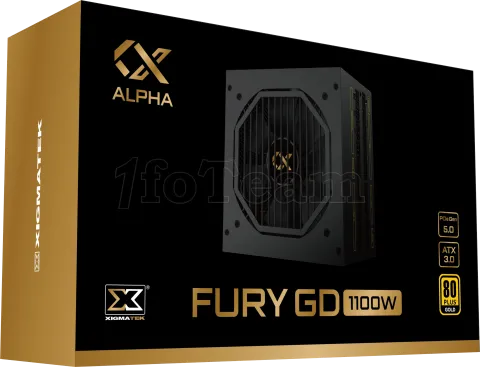 Photo de Alimentation ATX Xigmatek Fury GD - 1100W (Noir)