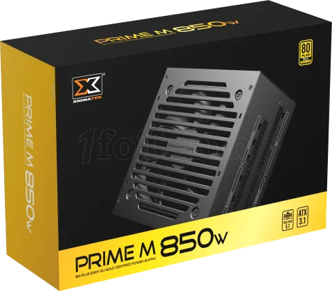 Photo de Alimentation ATX Xigmatek Prime M - 850W (Noir)