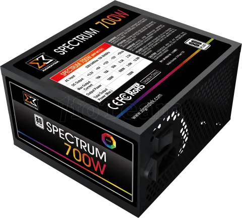 Photo de Alimentation ATX Xigmatek Spectrum - 700W RGB (Noir)