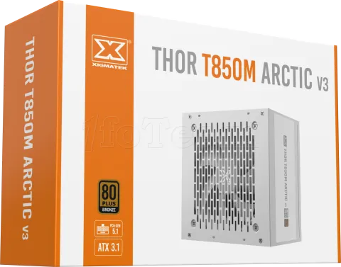 Photo de Alimentation ATX Xigmatek Thor M V3 - 850W (Blanc)
