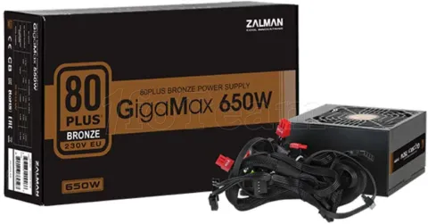 Photo de Alimentation ATX Zalman GigaMax GVII - 650W (Noir)