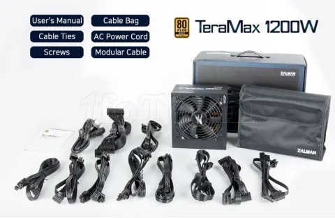 Photo de Alimentation ATX Zalman TeraMax TMX2 - 1200W (Noir)