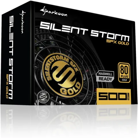 Photo de Alimentation SFX Sharkoon SilentStorm SFX Gold - 500W (Noir)