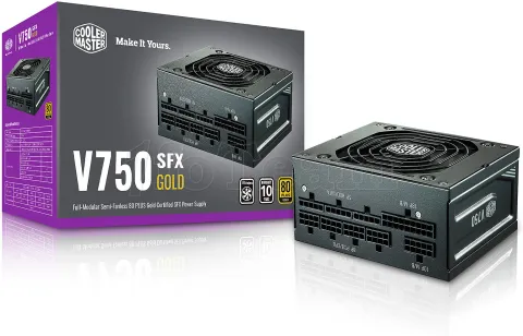 Photo de Alimentation V SFX Gold Cooler Master  - 750W (Noir)