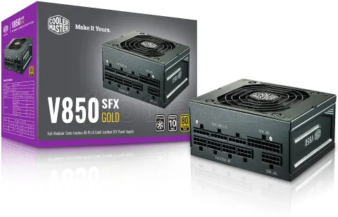 Photo de Alimentation V SFX Gold Cooler Master  - 850W (Noir)