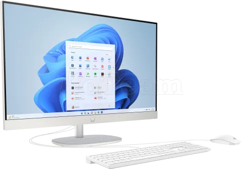 Photo de All In One HP 27-cr0041nf - 27" (Blanc)