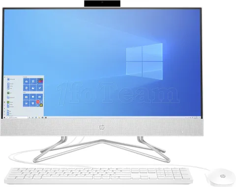 Photo de All In One HP AIO HP24-DF0134NF - 24" (Blanc)