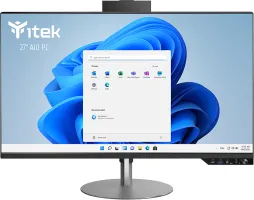Photo de All In One iTek Barebone H610 - 27" (Noir/Gris)