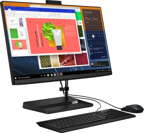 Photo de All In One Lenovo IdeaCentre AIO 3 24ITL6 F0G00034FR - 24" (Noir)