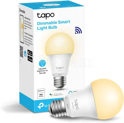 Photo de Ampoule LED connectée TP-Link Tapo L510E Wi-Fi - 800lm (E27) 2700K