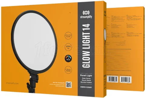 Photo de Anneau lumineux à éclairage LED Streamplify Ring Glow Light 14"