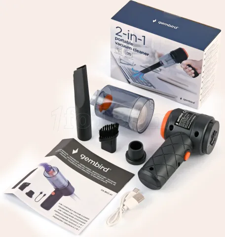 Photo de Aspirateur/Dépoussiéreur sans fil Gembird 2en1