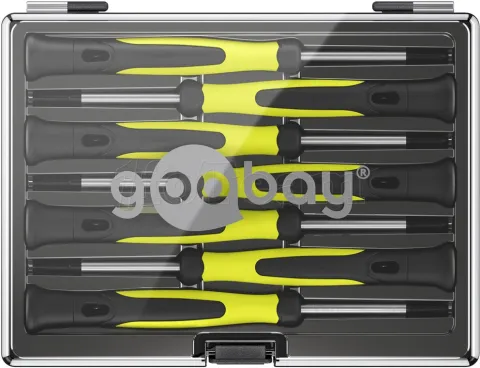 Photo de Assortiment de tournevis de précision Goobay (7 pièces)