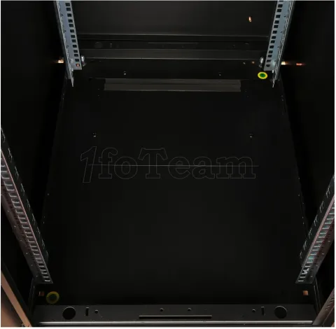 Photo de Baie Serveur Pro 19" 22U - 600x600mm avec porte vitrée (Noir)
