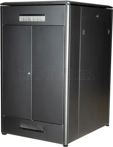 Photo de Baie Serveur Pro 19" 22U - 800x800mm avec porte vitrée (Noir)
