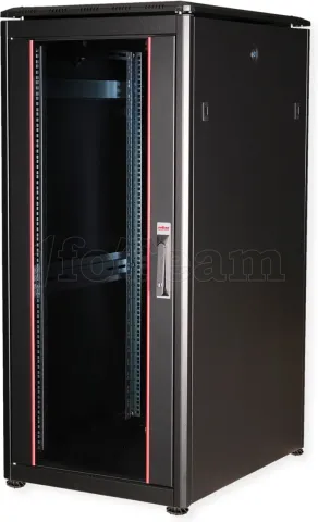 Photo de Baie Serveur Pro 19" 26U - 600x800mm avec porte vitrée (Noir)