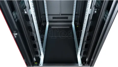 Photo de Baie Serveur Pro 19" 32U - 800x800mm avec porte vitrée (Noir)