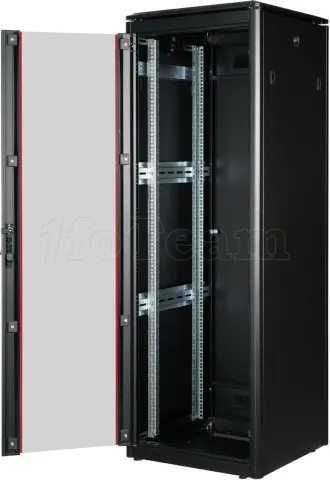 Photo de Baie Serveur Pro 19" 36U - 600x800mm avec porte vitrée (Noir)