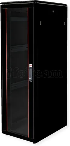 Photo de Baie Serveur Pro 19" 36U - 600x800mm avec porte vitrée (Noir)