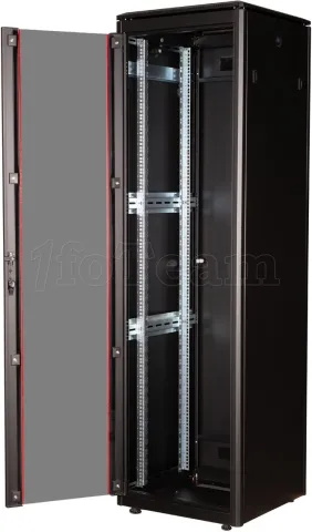 Photo de Baie Serveur Pro 19" 42U - 600x600mm avec porte vitrée (Noir)