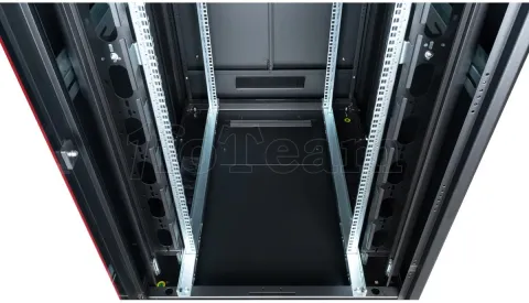 Photo de Baie Serveur Pro 19" 42U - 600x800mm avec porte vitrée (Noir)