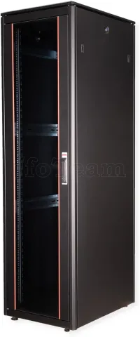 Photo de Baie Serveur Pro 19" 42U - 600x800mm avec porte vitrée (Noir)