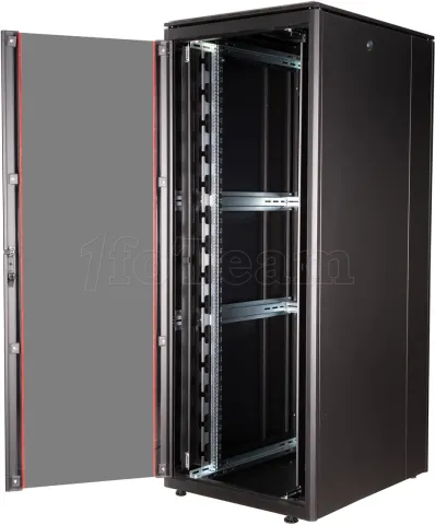 Photo de Baie Serveur Pro 19" 42U - 800x1000mm avec porte vitrée (Noir)