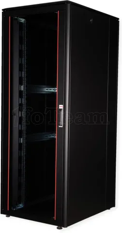 Photo de Baie Serveur Pro 19" 42U - 800x1000mm avec porte vitrée (Noir)