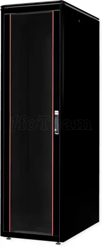 Photo de Baie Serveur Pro 19" 47U - 600x1000mm avec porte vitrée (Noir)