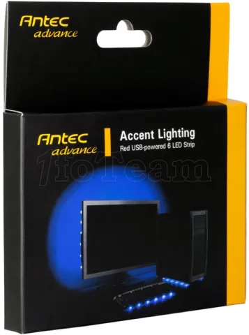 Photo de Bandeau à LED ANTEC halo 6 LED Accent Lighting BLEU 37 cm - USB