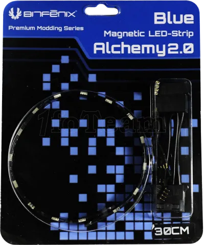 Photo de Bandeau LED BitFenix Alchemy 2.0 Magnetic 30cm/15 Led (Bleu)