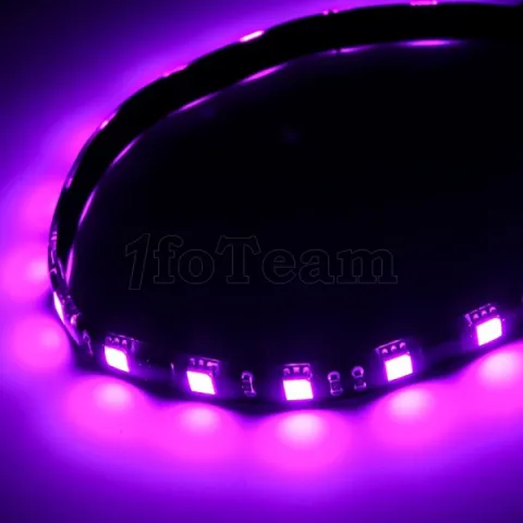 Photo de Bandeau LED BitFenix Alchemy 2.0 Magnetic 30cm/15 Led (Violet)