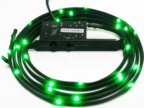 Photo de Bandeau LED tressé NZXT 1 m avec variateur d'intensité (Vert)
