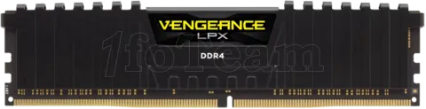 Photo de Barette mémoire 16Go DIMM DDR4 Corsair Vengeance LPX 3200MHz CL16 (Noir)