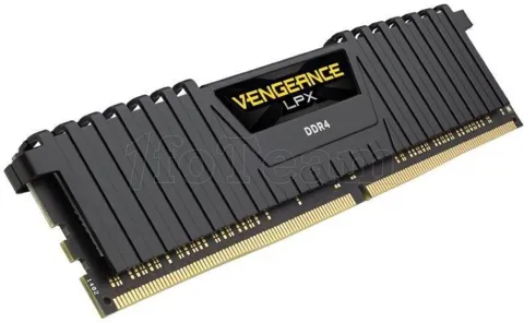 Photo de Barette mémoire 16Go DIMM DDR4 Corsair Vengeance LPX 3200MHz CL16 (Noir)