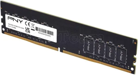 Photo de Barette mémoire 16Go DIMM DDR4 PNY 3200MHz Version OEM (Tray)