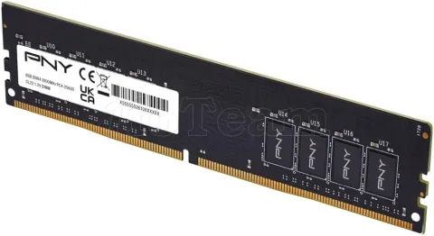 Photo de Barette mémoire 8Go DIMM DDR4 PNY Performance 3200Mhz (Noir)