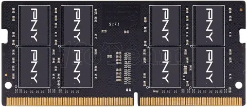 Photo de Barette mémoire 8Go SODIMM DDR4 PNY Performance 3200MHz (Noir)